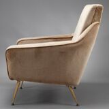 Pair of velvet chairs from the 50s