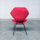 Set of Mid-Century Modern Low Side Chairs, Italy, 1950s