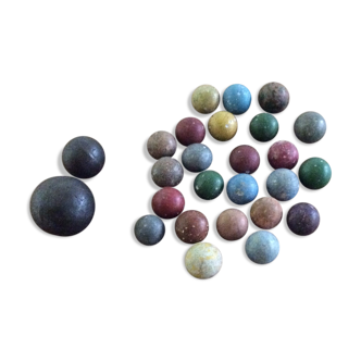 Vintage clay beads