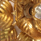 Masca floral wall lamp, Italy, 70's