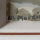 Watercolor Painting MOURIER Marguerite (1910-1987) "the village church" + frame