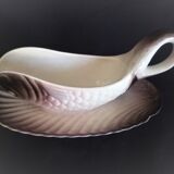 Fish service for 12 people in Longwy ceramic, Copenhagen model, 1960s