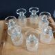 7 vintage wine glasses