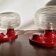 Pair of Hillebrand Space Age bedside lights, 1970s