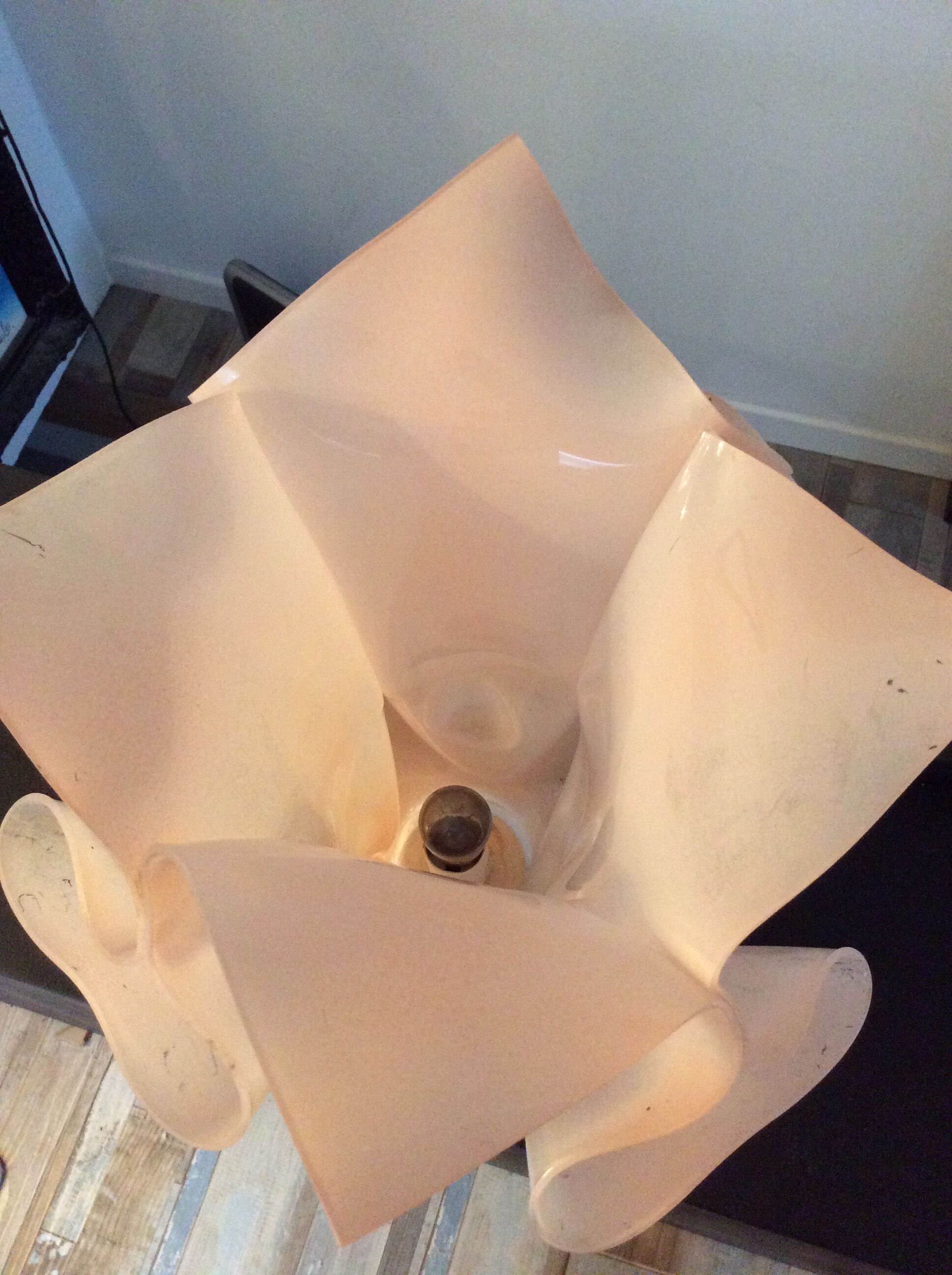 Vintage Soleillade handkerchief lamp from the 80s