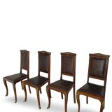 Italian art deco dining chairs 1920s