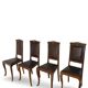 Italian art deco dining chairs 1920s