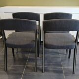 Set of 4 Baumann Gondola chairs, 1970s