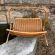 Rattan magazine rack