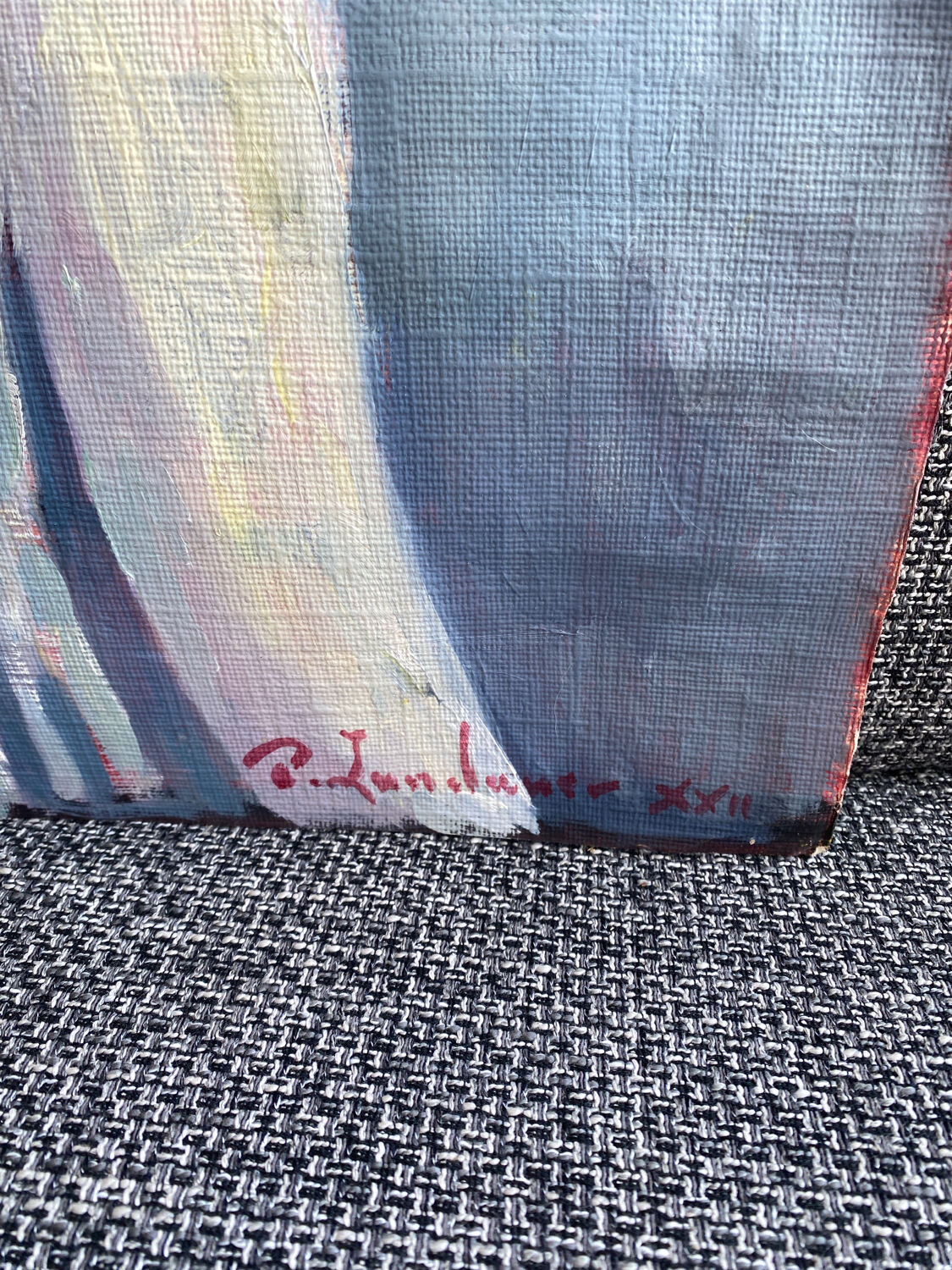 Portrait of a woman signed Patrice Landauer