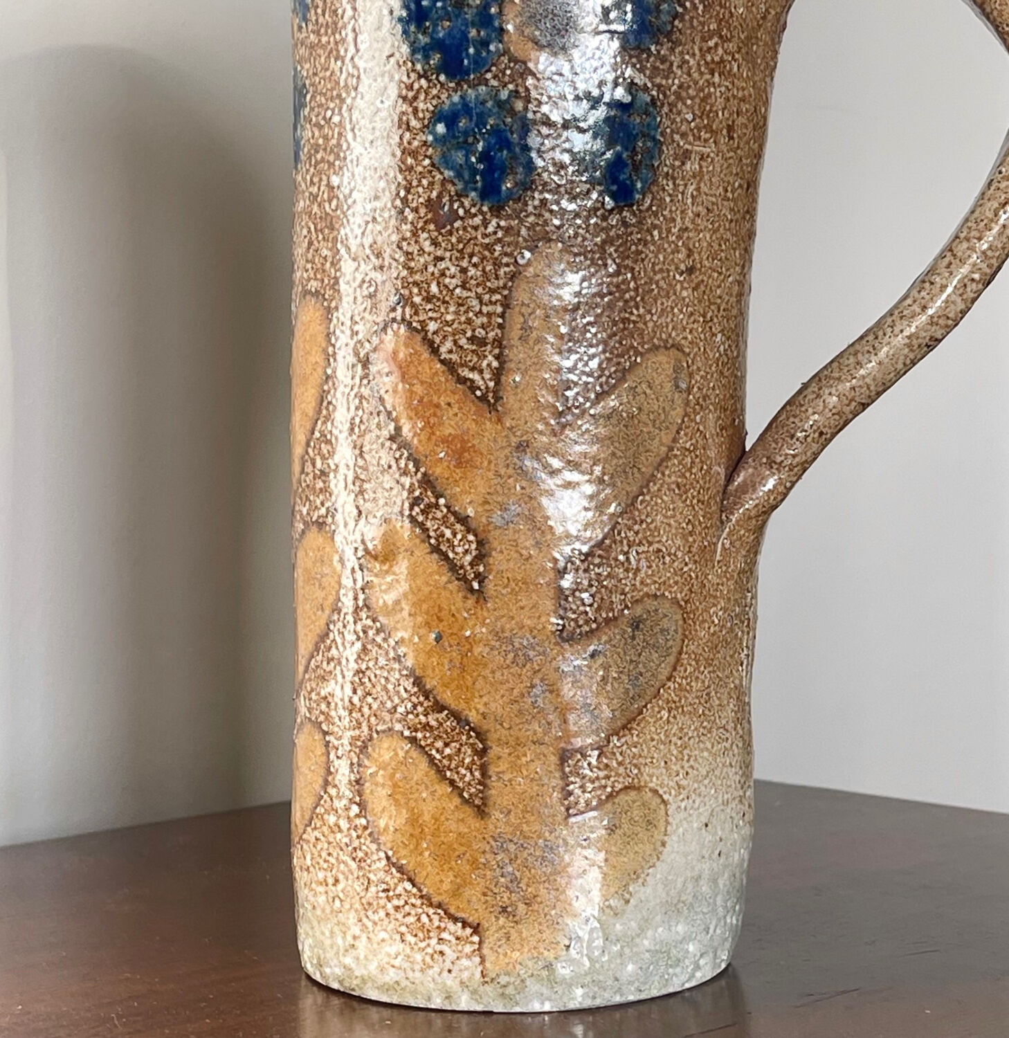 Stoneware jug by Jean Claude Monange.