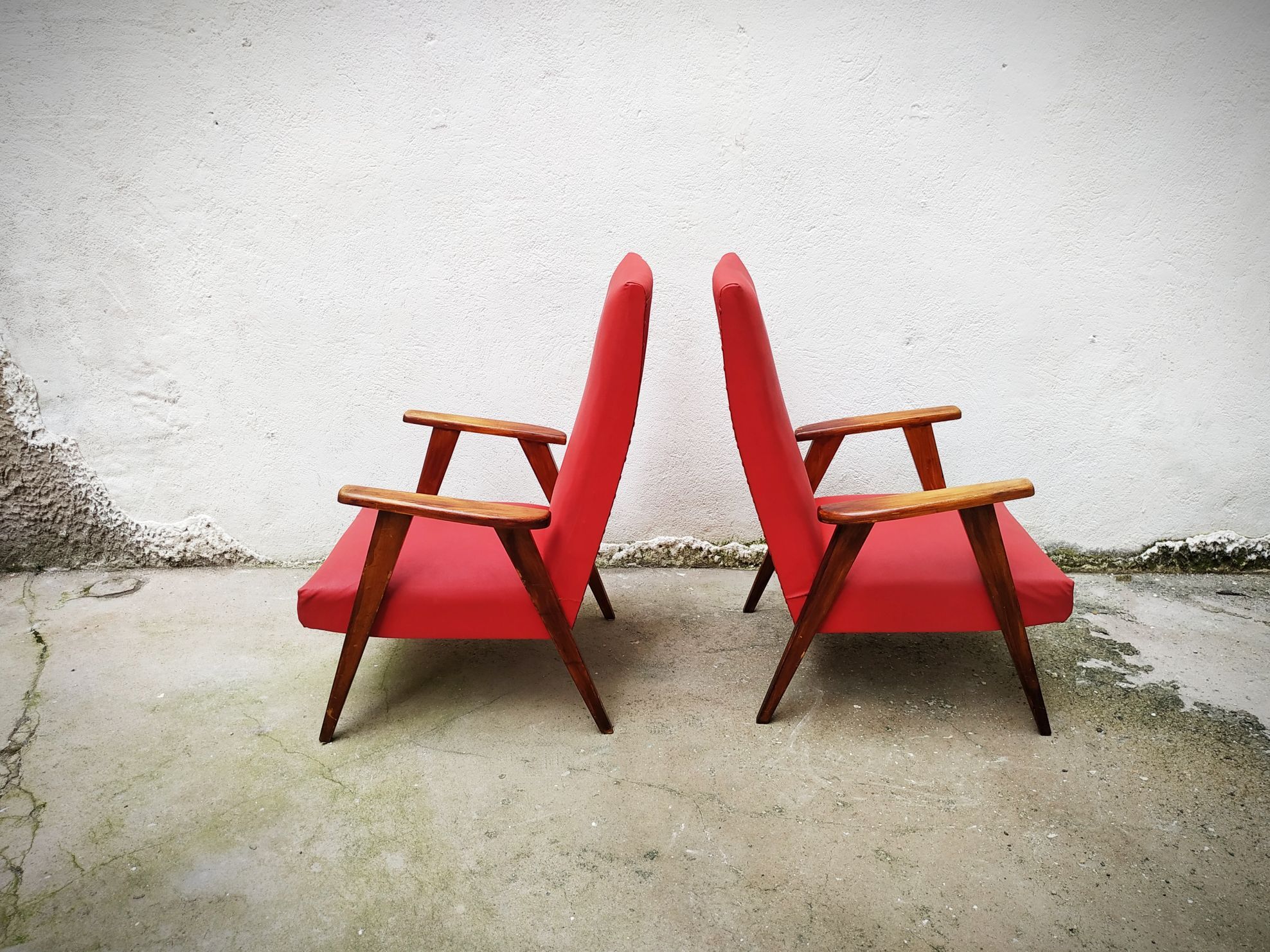 Pair of Scandinavian armchairs