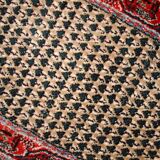 Tapis Vintage Seraband Indien en Laine, Années 1970, Élégance Artisanale