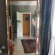 Large mirror has parcloses sheaf of wheat  96x186cm