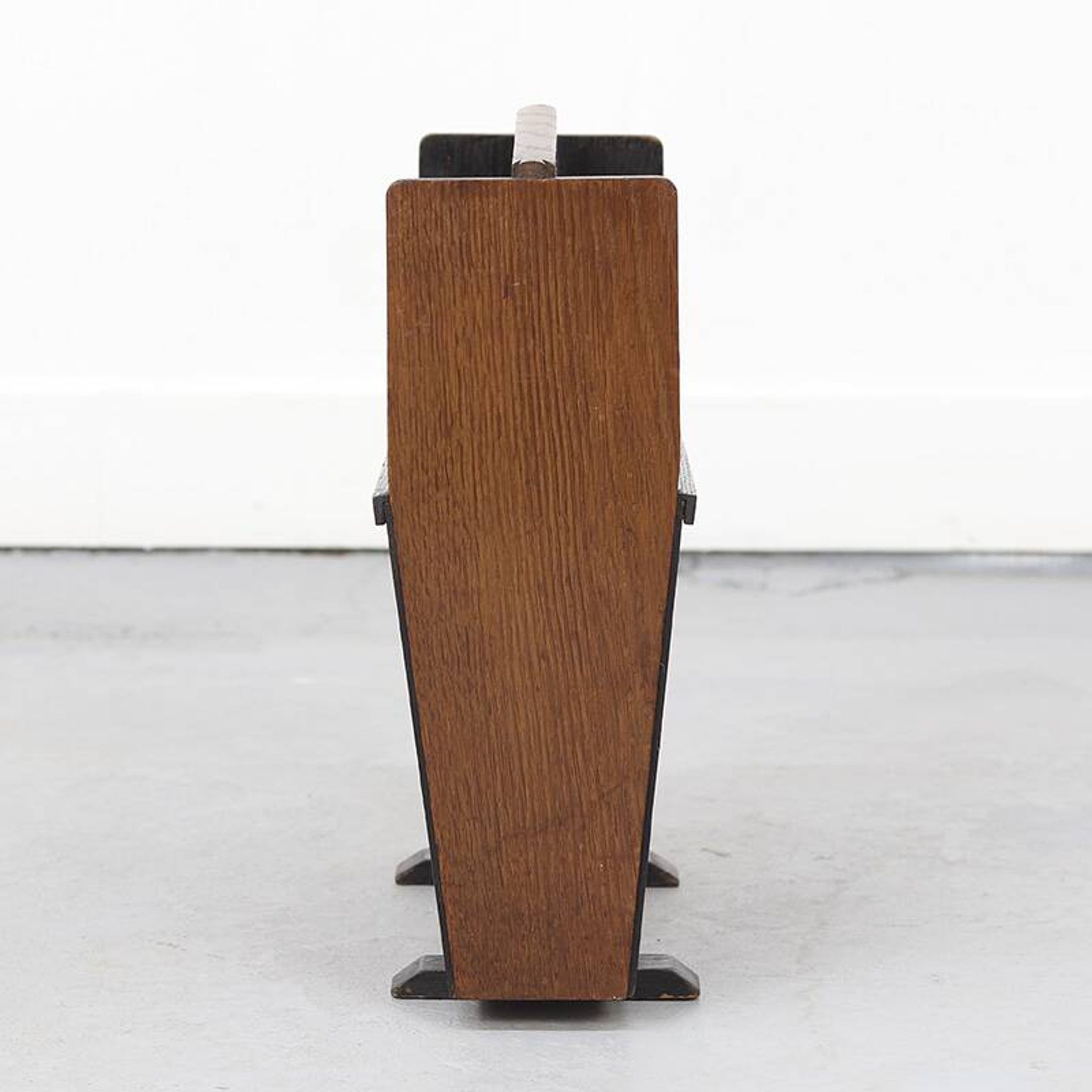 Antique Dutch Art Deco Bauhaus Magazine Rack