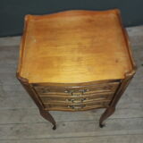 Louis XV-style bedside e n merisier