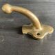 Antique gold-plated brass wall hook