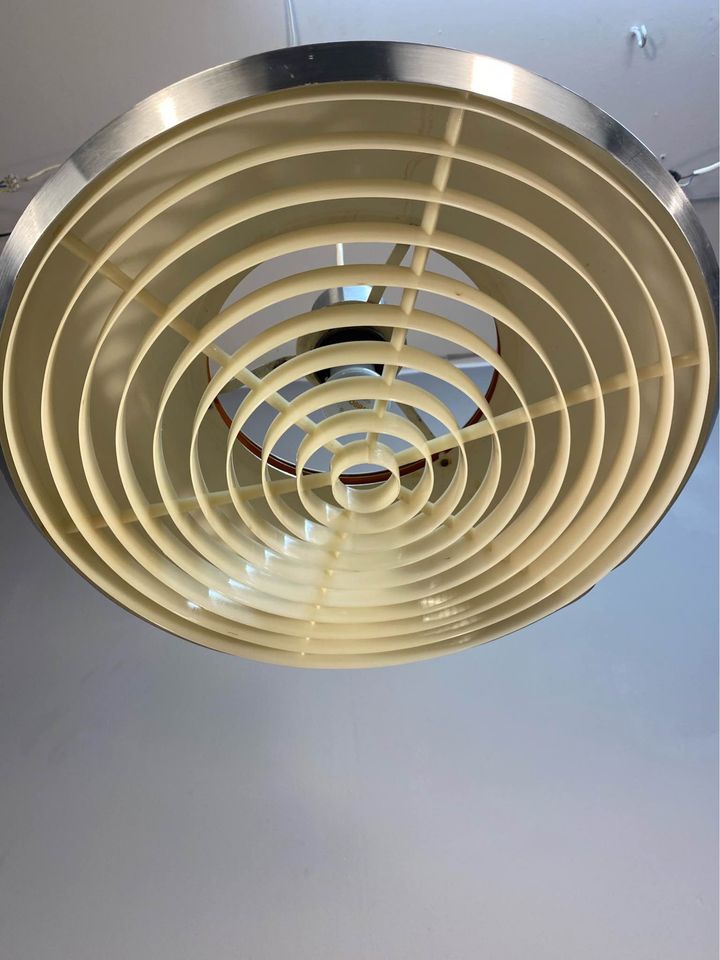 Lampe ronde vintage scandinave 60