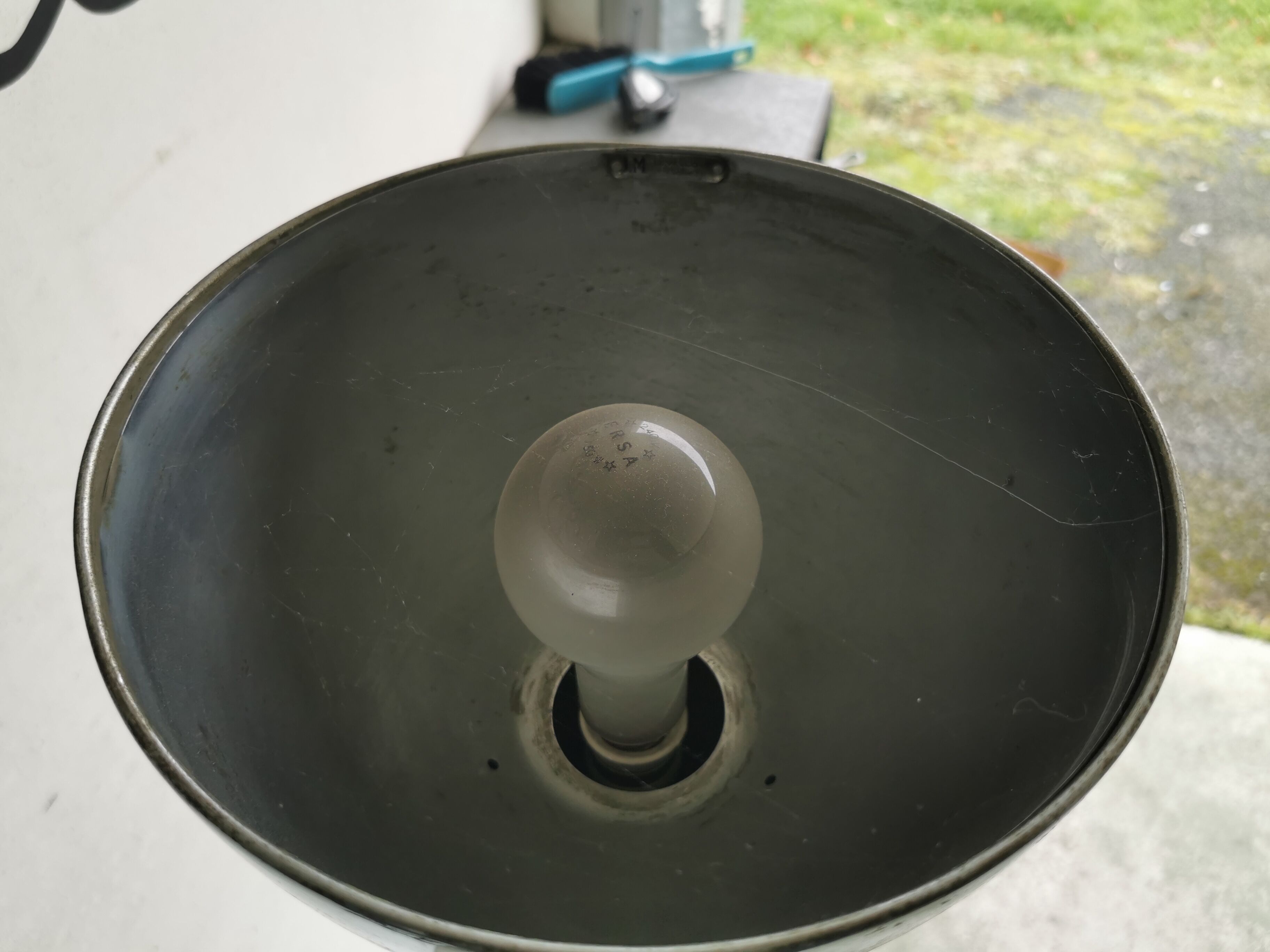 Floor lamp 1930's metal chrome