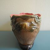 earthenware trim barbotine planter vases french fireplace set planter