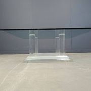 Table basse ou table d'appoint en Lucite, années 1970