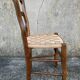 Louis Philippe chair, woven seat, late 19th century.