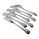 Alfenide Silver Plated Table Forks Set of 7
