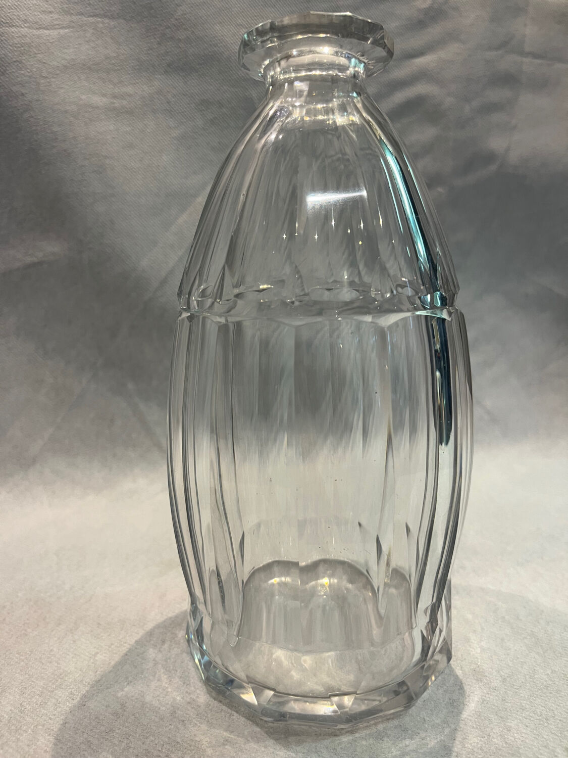 Nancy crystal carafe, 1930s