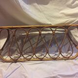 Shelf rattan of the 50s/60s