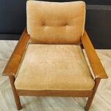 Two mid century armchairs vintage