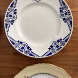 Mismatched antique plates