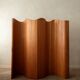 Vintage Art Deco Pine Tambour Room Divider by Jomain Baumann, 1930s