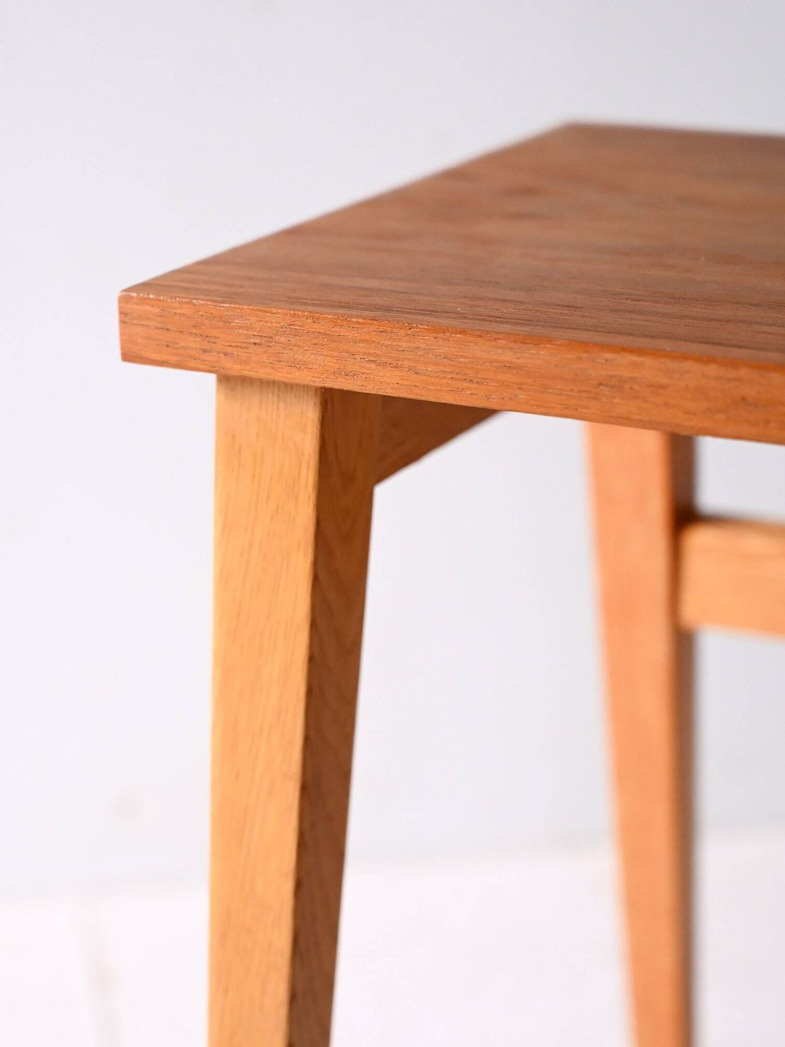 Swedish vintage teak bench, 1950s-60s