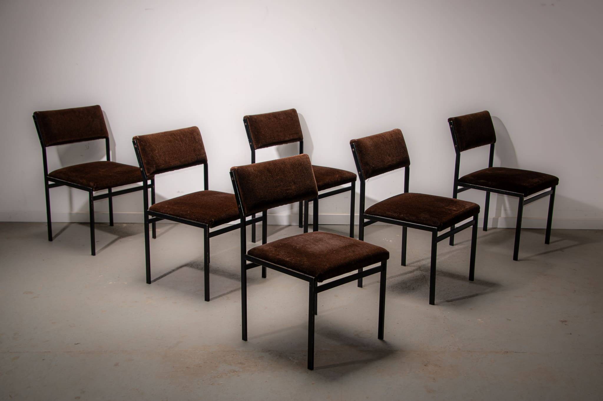 Chaises SM07 conçues par Cees Braakman pour Pastoe. Vers 1970