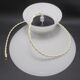 Suspension en opaline blanche