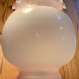 Vintage pink opaline pendant light