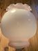 Suspension opaline rose vintage