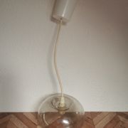 Suspension vintage globe en verre