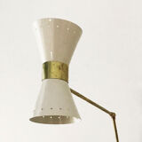 Italian applied wall articulated diabolo design 50s