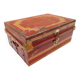 Original Patina Metal Vanity Trunk