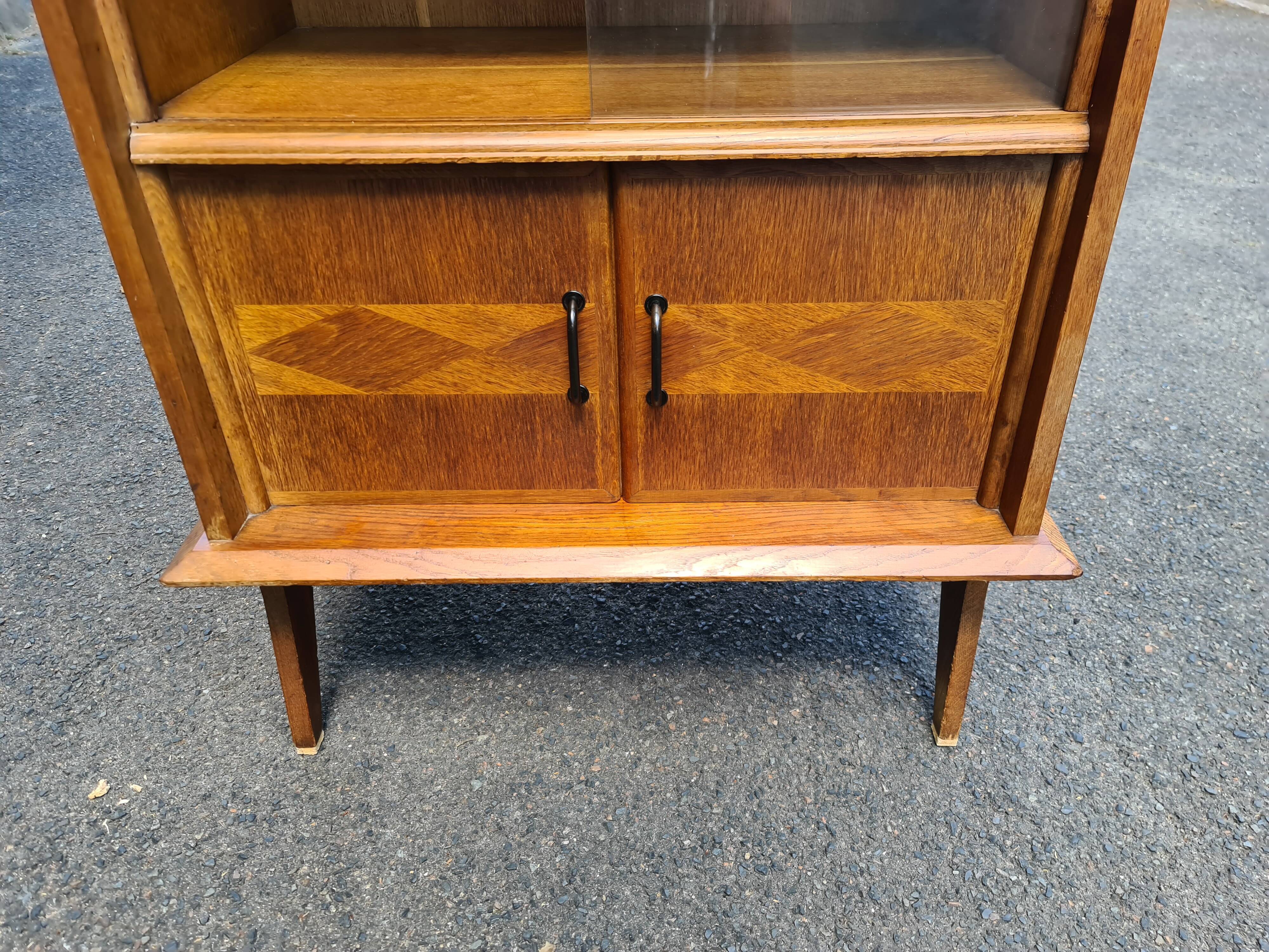 Showcase vintage library from the 60s