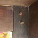 Vintage Louis Philippe style bonnetière wardrobe from the 1800s in cherry wood.