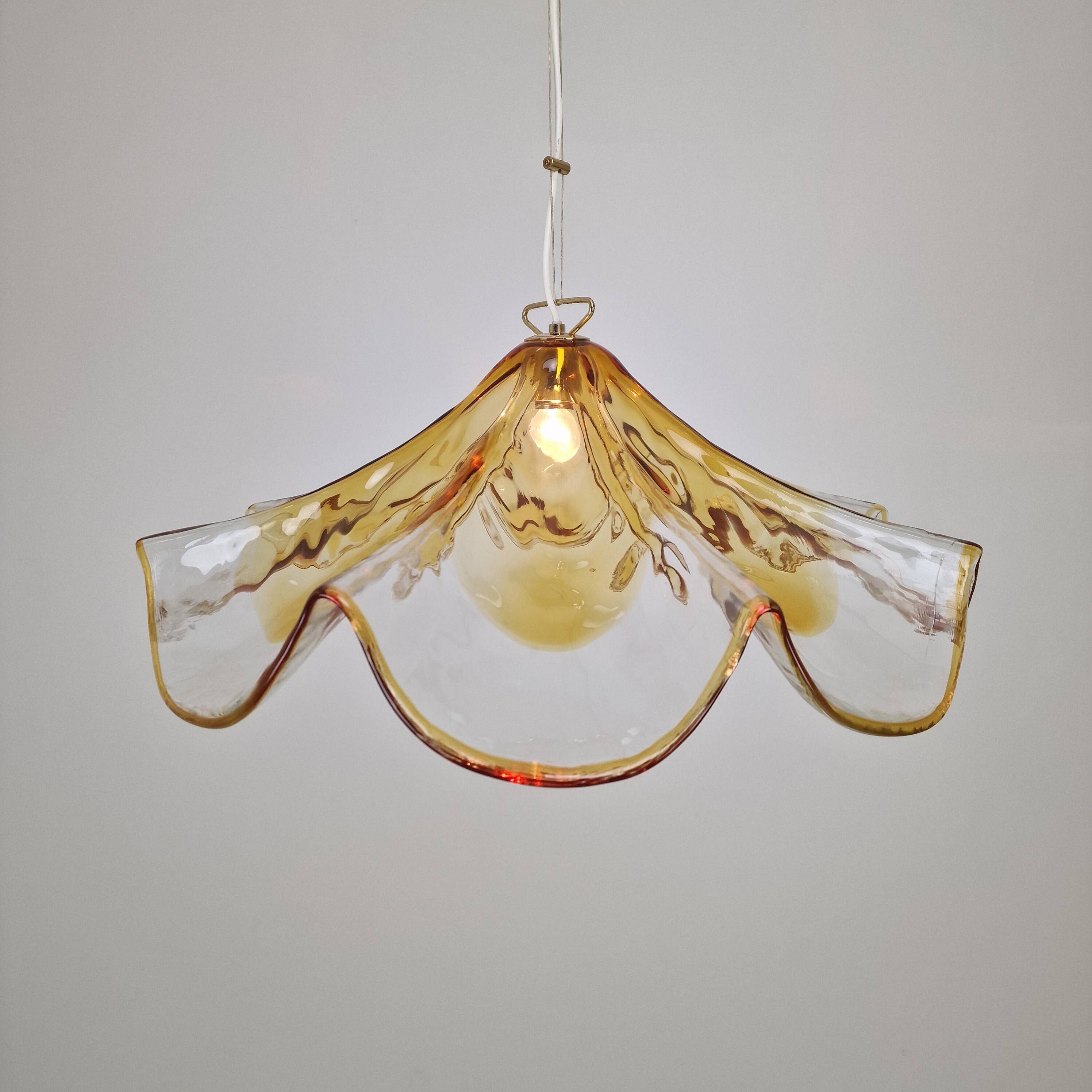 Suspension en verre de Murano La Murrina, Italie, années 1980 (2 disponibles)