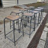 Bar stool - wood and metal workshop