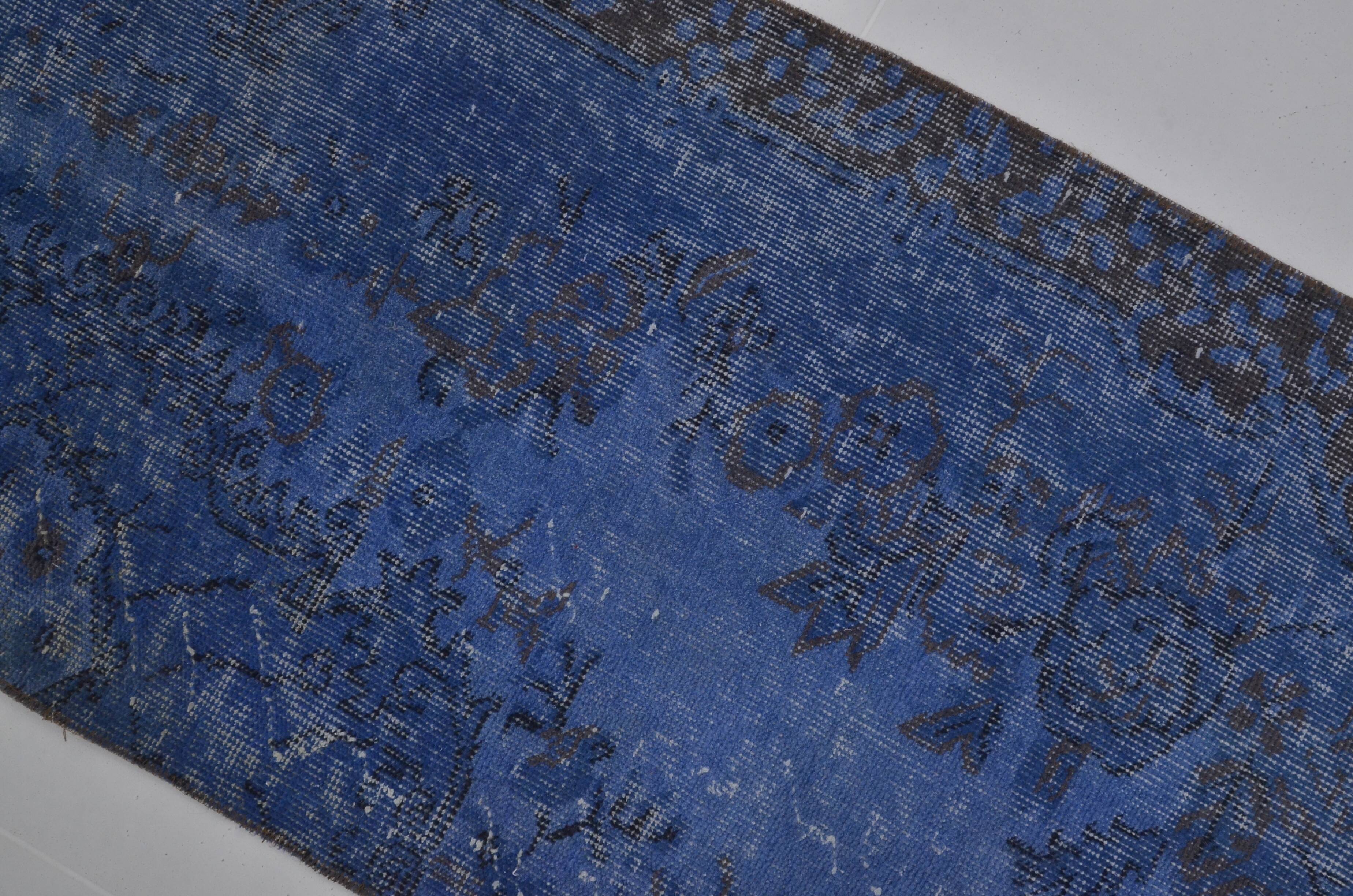 Blue Vintage Handknotted Rug sku 3929