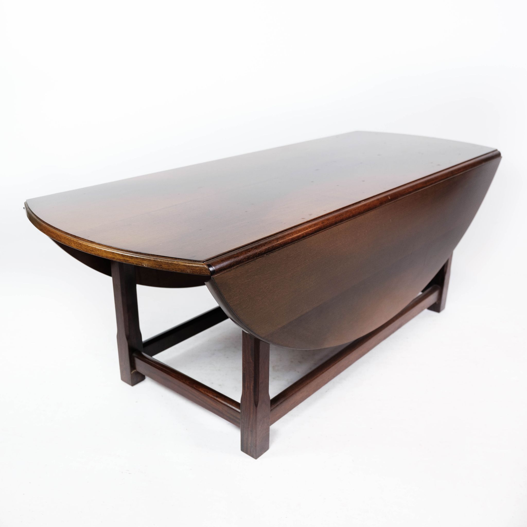 Table basse en acajou avec extensions, années 1930