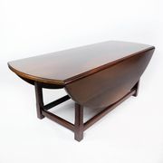 Table basse en acajou avec extensions, années 1930