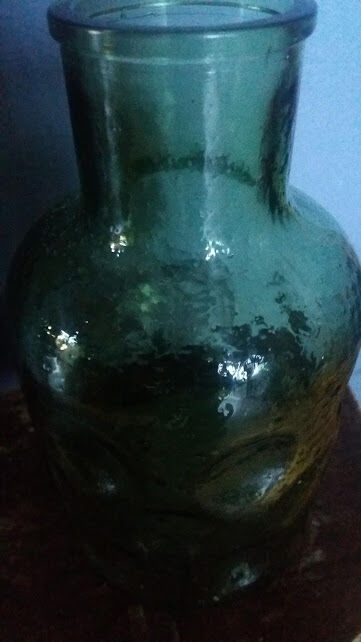 Green vase
