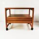 Side table, teak bar, Mid Century, BR Mobler, designed by Peter Brink, Denm