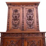 Carved sideboard, France, ca. 1870.